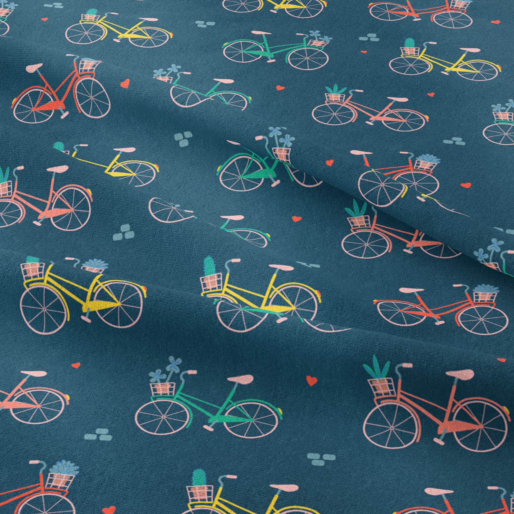 Camelot Fabrics Bicycle Cotton Fabric